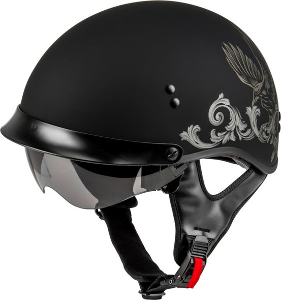 GMax HH65 Naked Half Helmet - Rose - Motorcycle Closeouts by Rider