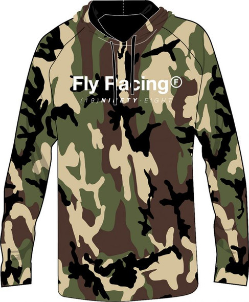 Sサイズ FLY RACING フライ レーシング FLY TRADEMARK フーディー/パーカー アーミーカモ 迷彩 SM Fly Racing Gear | Premium Motocross Apparel & Protection