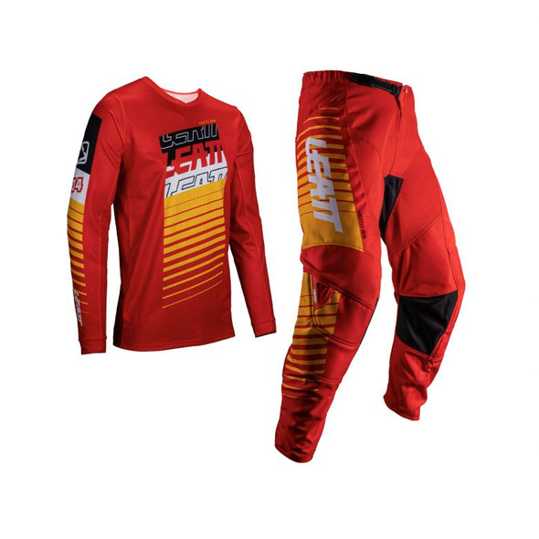 Leatt Moto 3.5 Ride Kit Red/Black Jersey and Pant Combo