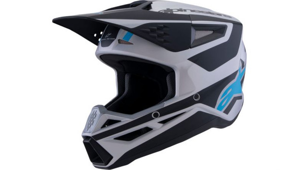 Silver/Blue/Matte Black