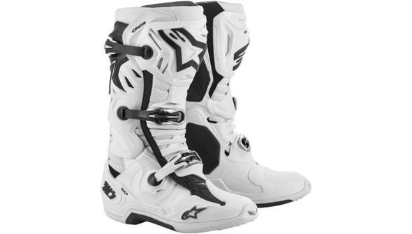 Alpinestars Tech 10 Supervented Boots - White - Motorcycle