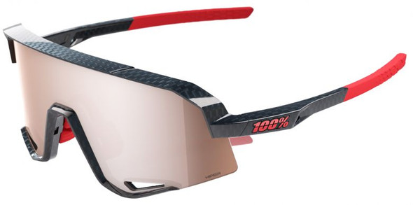 Gloss Carbon Fiber With Hiper Crimson Silver Mirror Lens
