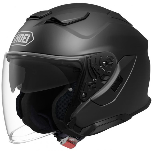 セキュリティ・セーフティ SHOEI J.O+ Shoei J-Cruise Open Face Helmet - Matte Black - Motorcycle