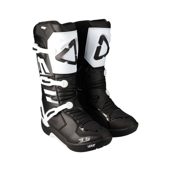 Leatt 3.5 White Boots - Motorcycle Closeouts by Rider Approved LLC