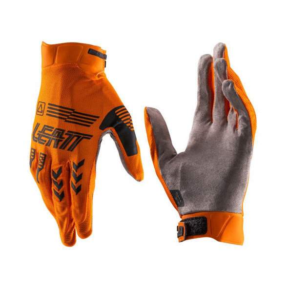 Leatt Moto 2.5 X-Flow Orange Gloves - Motorcycle Closeouts by