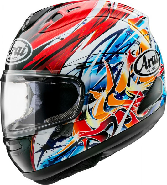 Arai Corsair-X Nakagami-3 Helmet - Motorcycle Closeouts by Rider Arai Corsair-X Nakagami-3 Helmet - Motorcycle Closeouts by Rider