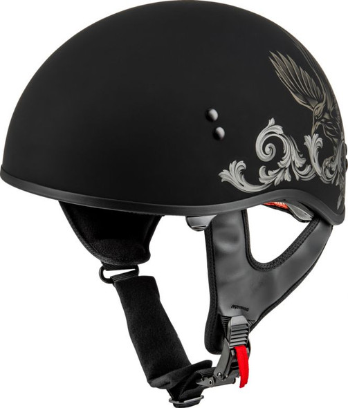 GMax HH65 Naked Half Helmet - Rose - Motorcycle Closeouts by Rider