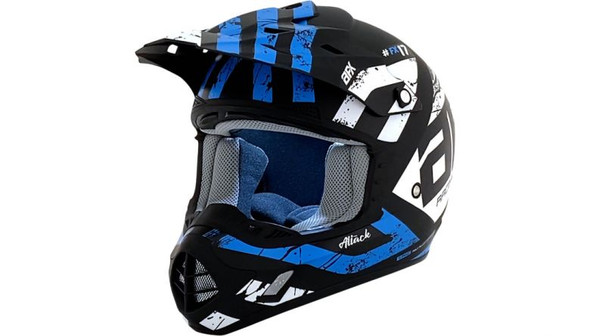 AFX FX-17 Attack Matte Silver Helmet - No Shipping to CA or NY