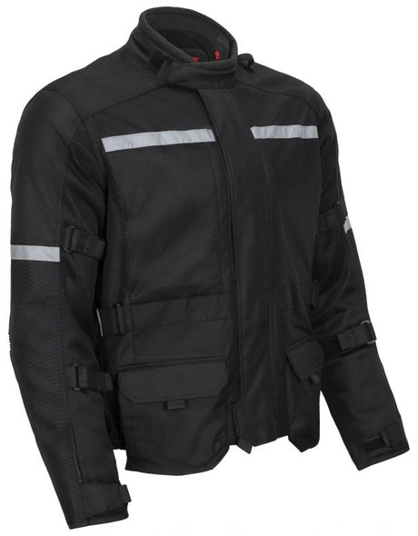 Noru Kaze Mesh Summer Jacket - Black - Motorcycle Closeouts by