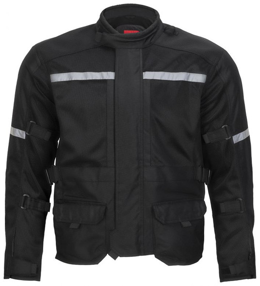 Noru Kaze Mesh Summer Jacket - Black - Motorcycle Closeouts by
