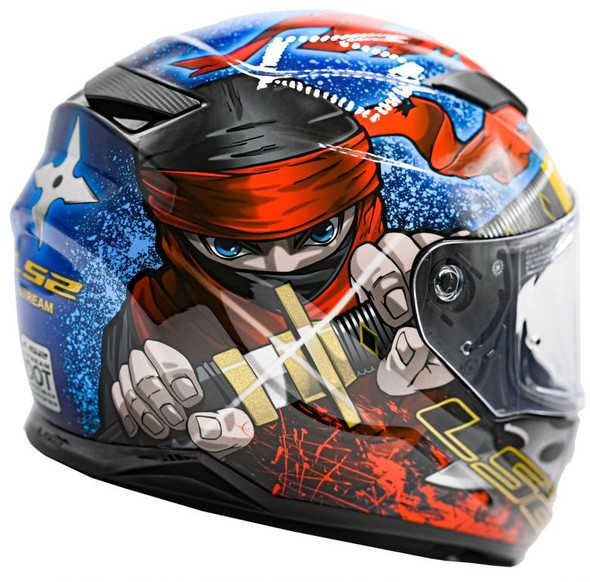 Red/Blue Back Detail