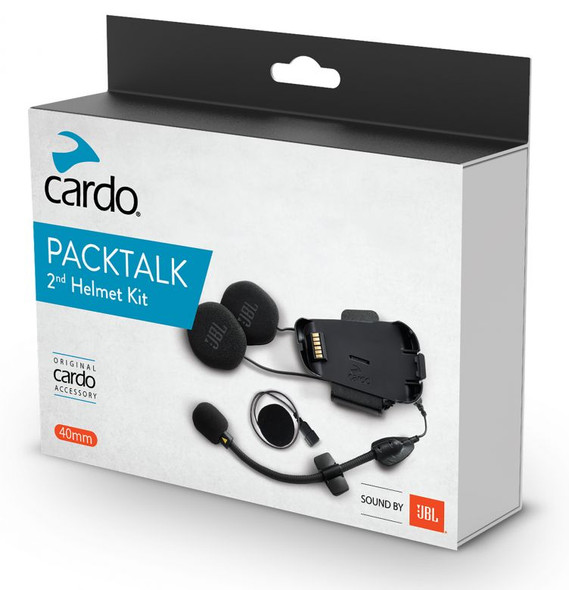 Cardo Packtalk Edge Audio Kit with Long Boom for Half Helmet