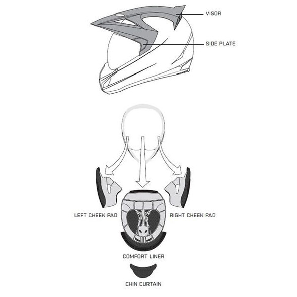 General Variant Helmet Parts Detail
