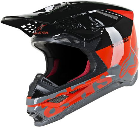 Alpinestars Supertech SM8 Radium Helmet - Yellow Fluorescent