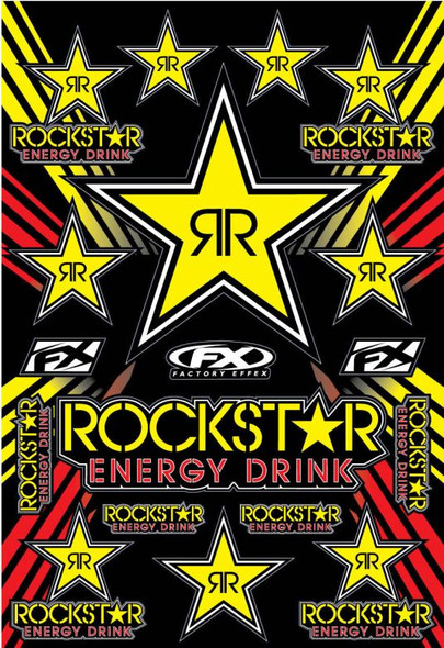 Factory Effex Rockstar Energy Sticker Sheet