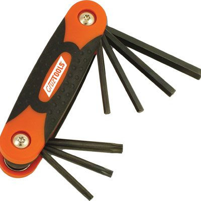 CruzTools Folding Hex/Torx Key Set for Harley Davidson