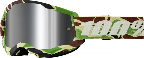 War Camo With Silver Mirror Lens