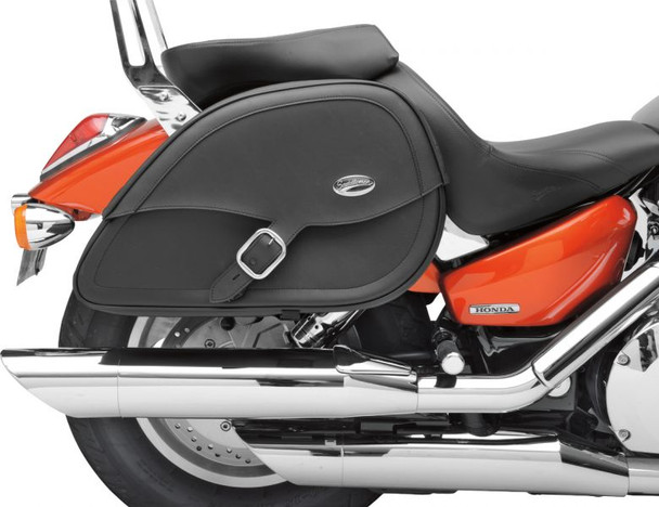 Saddlemen Drifter Teardrop Saddlebags with Shock Cutaway
