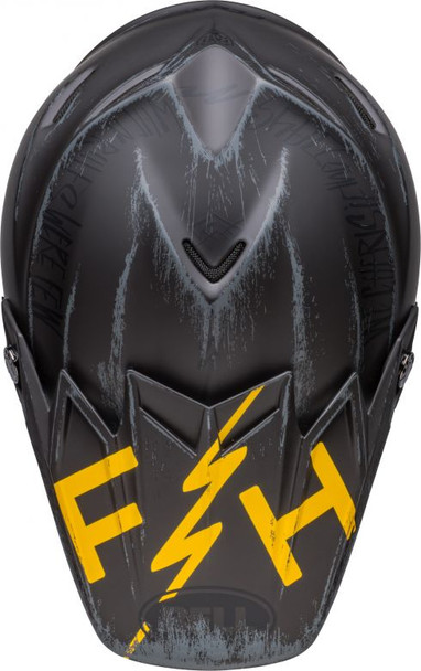 Matte Black/Grey Top Visor Detail