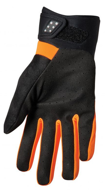 Orange/Black Palm Detail