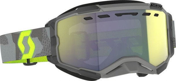 Light Grey/Neon Yellow With Enhancer Yellow Chrome Lens
