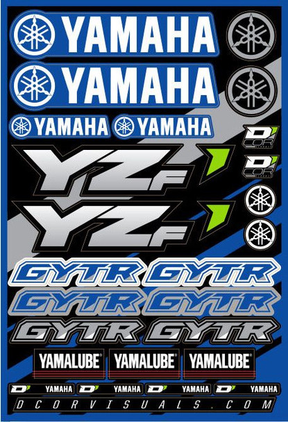 DCor Yamaha Sticker Sheet