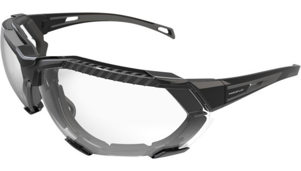 Black/Black With Clear Lens