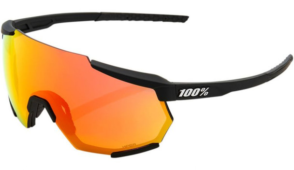 Black With Red Mirror Lens