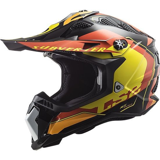LS2 Subverter Evo オフロード ヘルメット L LS2 Subverter Evo Arched Helmet - Motorcycle Closeouts by Rider