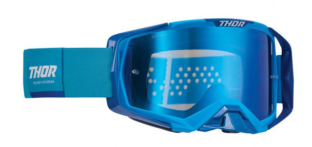 Blue/White With Mirror Blue Lens