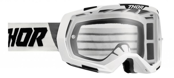 White/Black With Clear Lens