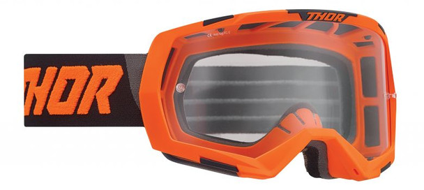 Flo Orange/Black With Clear Lens