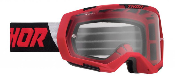 Red/Black With Clear Lens