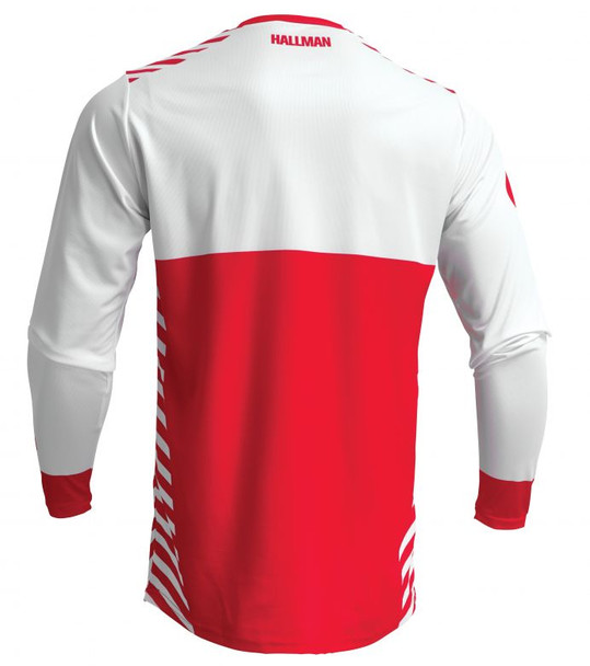 White/Red Rear Detail