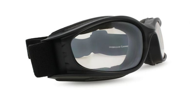 Black With Clear Lens