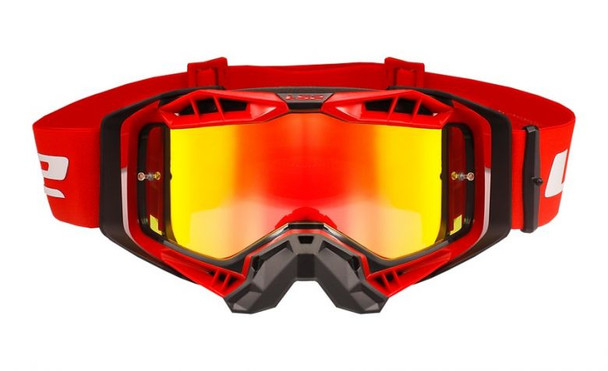 Black/Red With Red Iridium Lens