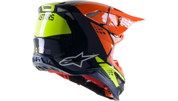 Blue/Orange/Flo Yellow Rear Detail