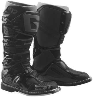 GAERNE SG12 ブラック バイクブーツ Gaerne SG12 Boots - Motorcycle Closeouts by Rider Approved LLC