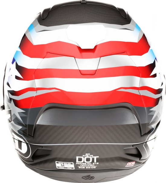 Red White Blue Rear Detail