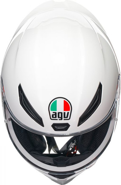 【新品】AGV k1sフルフェイスヘルメット Lサイズ ホワイト AGV AGV(エージーブイ) K1 S WHITE (ホワイト) バイクヘルメット フル