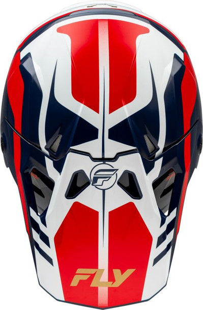 Red/White/Navy Top