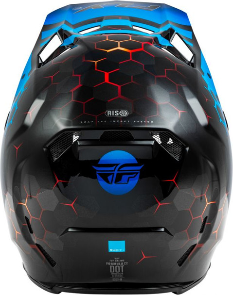 Black/Blue/Red Rear Detail