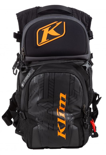 Asphalt/Strike Orange Front Detail