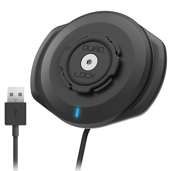 Quad Lock USB Weatherproof Wireless Phone Charger - Motorcycle
