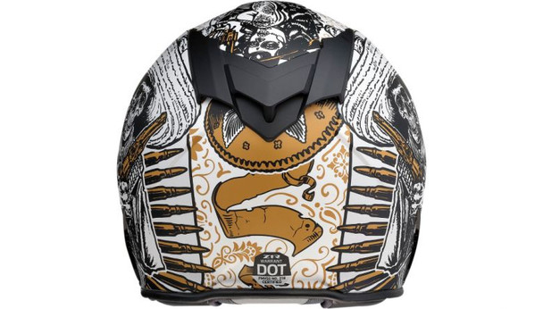 White/Gold Rear Detail