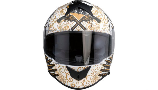 White/Gold Front Detail