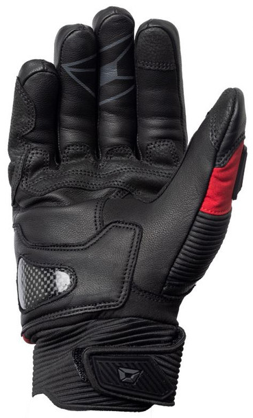 Black/Red Palm Detail