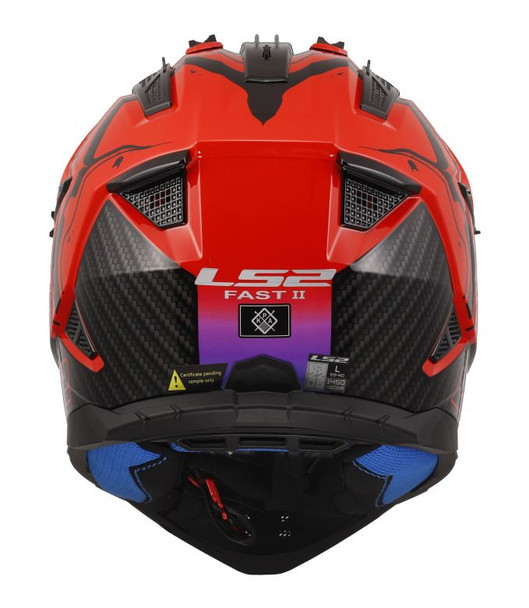 Red/Blue/Purple Rear Detail