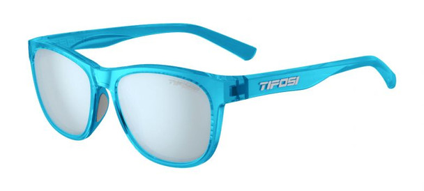 Crystal Sky Blue With Smoke Bright Blue Mirror Lens