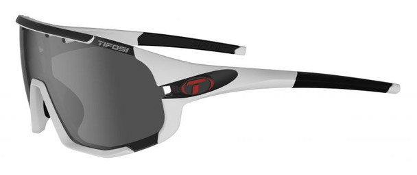 Matte White With Smoke/Ac Red/And Clear Lenses